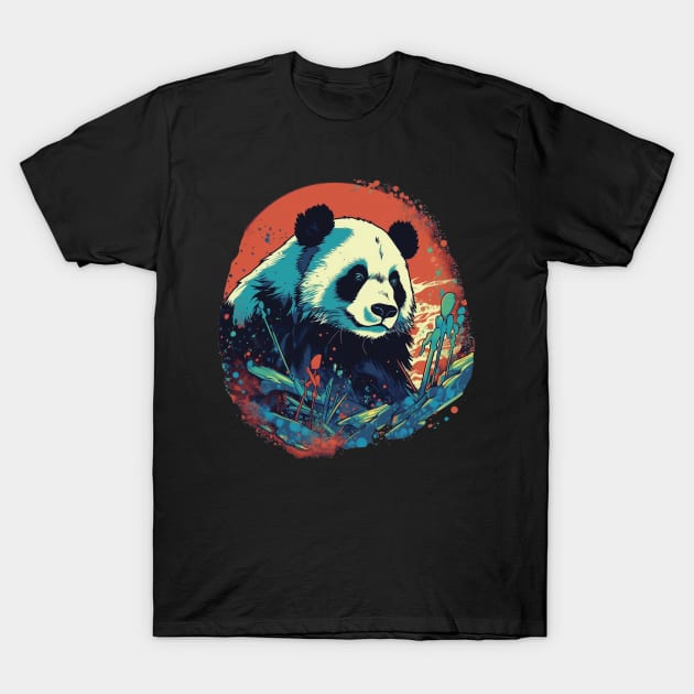 Panda bear T-Shirt by GreenMary Design